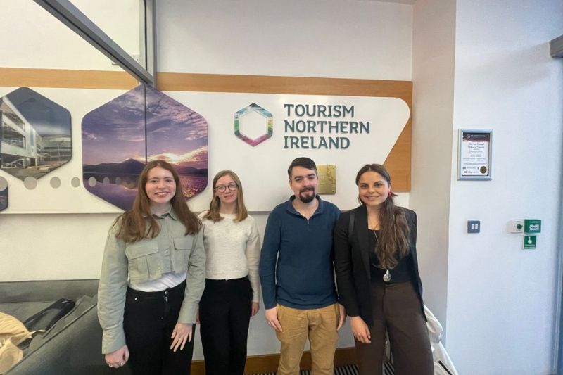 students at NI Tourist office